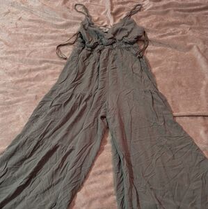 Women's Gray Jumpsuit